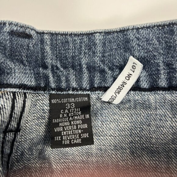 Buffalo David Bitton distress straight Jett jeans men size 33 - Picture 7 of 11